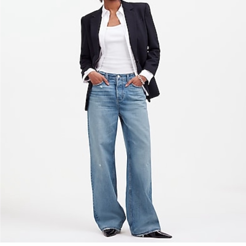 Madewell low slung baggy in Hamburg wash